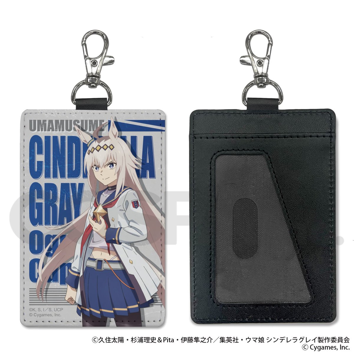 画像1: ウマ娘 シンデレラグレイ パスケース（ナスカン付き） 『ベルノライト』『フジマサマーチ』『タマモクロス』『ヤエノムテキ』【2026年3月下旬発売】[4549970463515] (1)