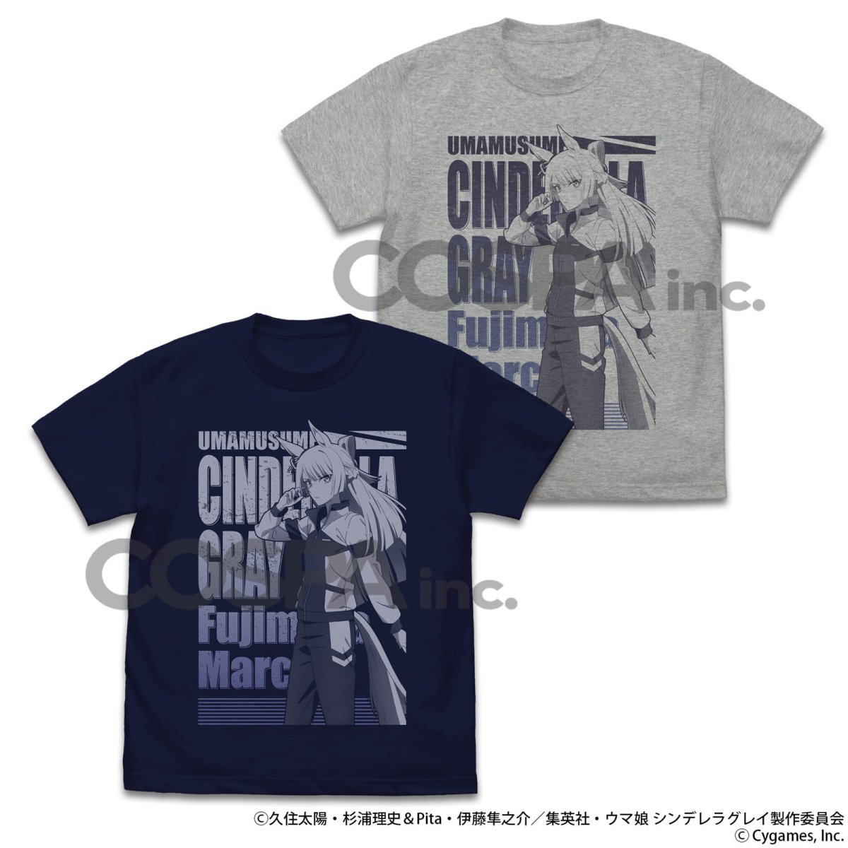 画像1: ウマ娘 シンデレラグレイ『フジマサマーチ Tシャツ』『タマモクロス Tシャツ』【2026年5月中旬発売】[4549970463331] (1)